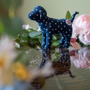 Victoria's Secret Vote Pink plush dog blue